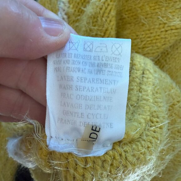 Suncoo Fuzzy Knit Sweater Women Tiger Graphic Ribbed Neckline Long Sleeve - Picture 11 of 11